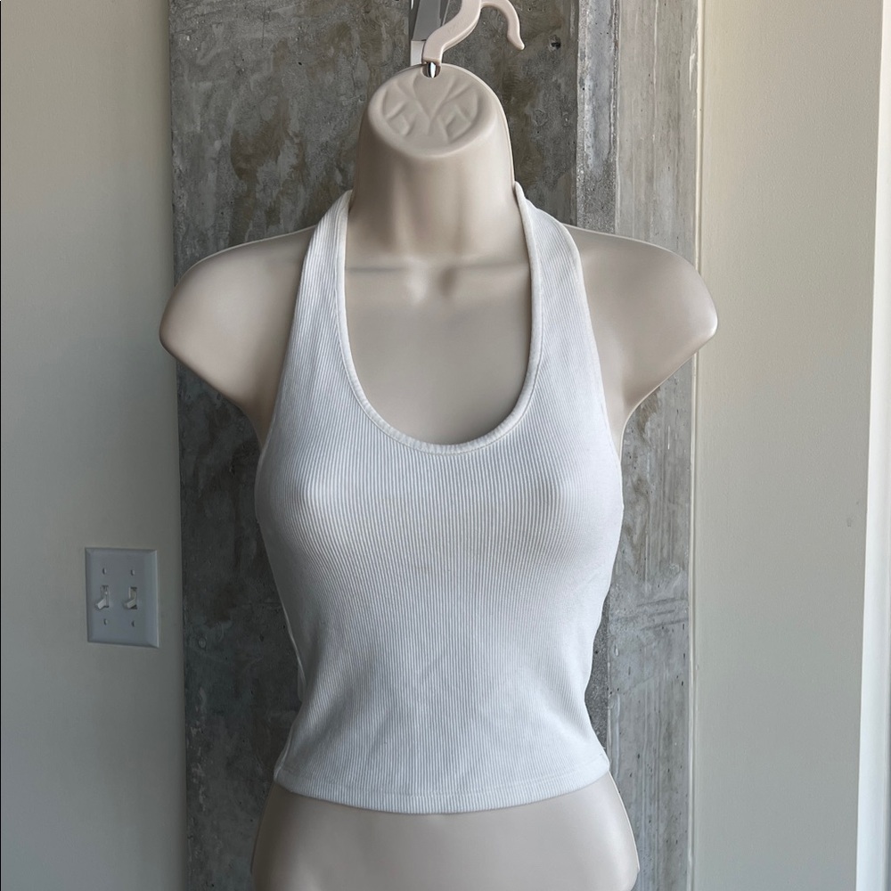 Topshop Ivory Knit Top